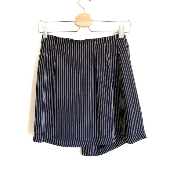 MEXX | Vintage Black with White Strip Wrap Skirt - Picture 2 of 11